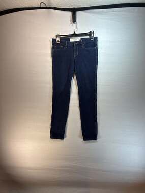 Abercrombie & Fitch Women's Dark Wash Skinny Jeans Size 26x31